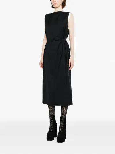 Less 벨트 민소매 드레스 In Black