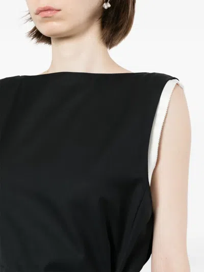 Less 벨트 민소매 드레스 In Black