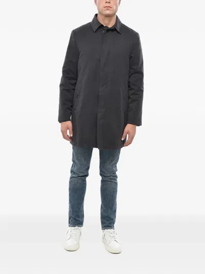 Corneliani Hidden-closure Coat In Multi