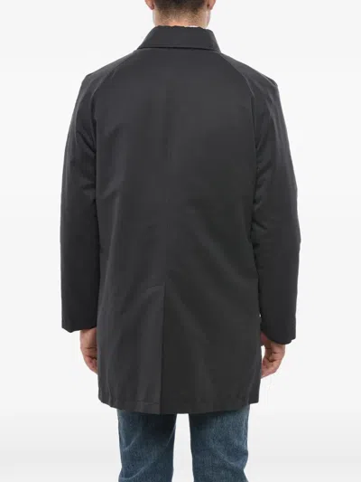 Corneliani Hidden-closure Coat In Multi