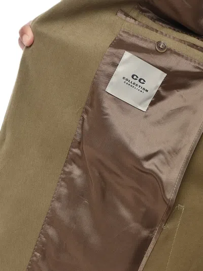 Corneliani Single-breasted Blazer In Brown