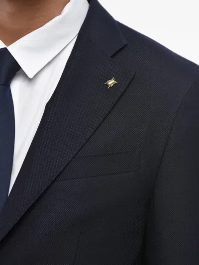 Corneliani Patch-pocket Single-breasted Blazer In Black