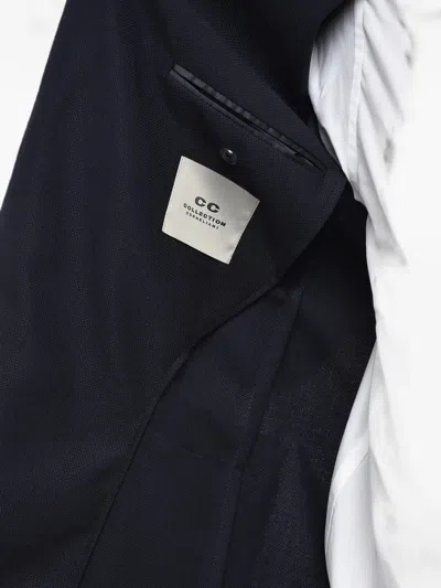Corneliani Patch-pocket Single-breasted Blazer In Black