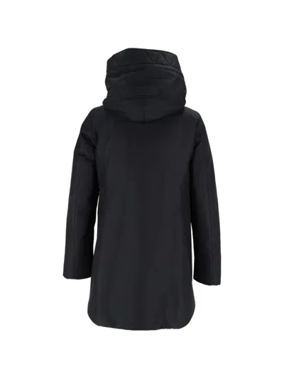 Fay Toggle Front Short Coat In Blue