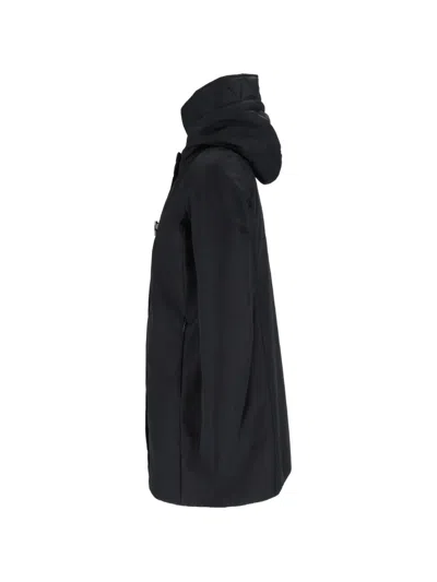 Fay Toggle Front Short Coat In Blue