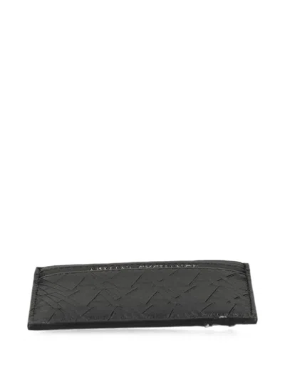 Armani Exchange 엠보스드 로고 카드홀더 In Black