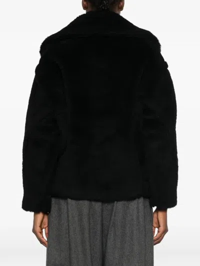 Max Mara Malcuno Double-breasted Jacket In Black