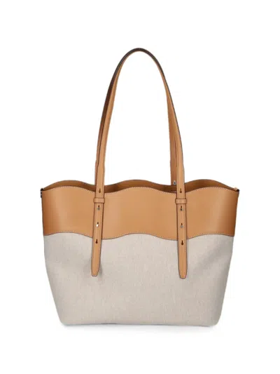 Kate Spade 레더 패널 숄더 백 In Metallic