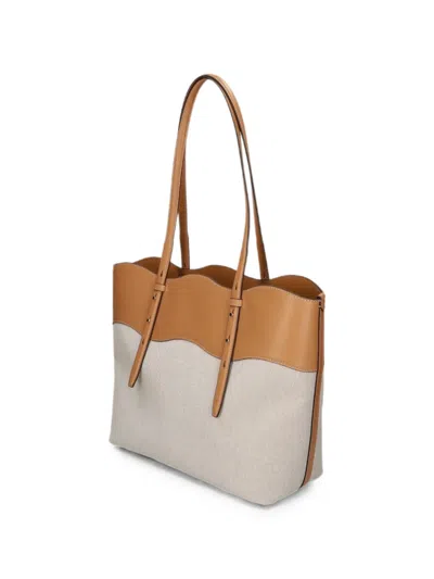 Kate Spade 레더 패널 숄더 백 In Metallic
