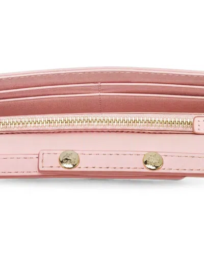 Mcm 엠보스드 로고 체인 숄더 백 In Pink