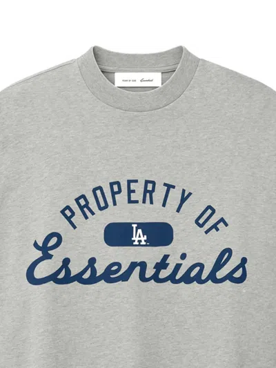 Essentials Dodgers Merch T-shirt In Gray