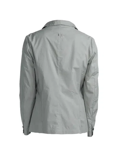 Hannes Roether Button-up Blazer In Blue