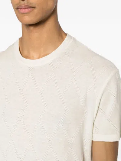 Ranra Root Cotton T-shirt In White