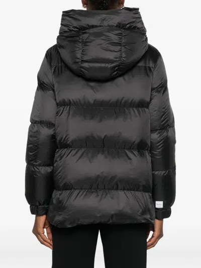 Max Mara Water-repellent Down Puffer Jacket In Black