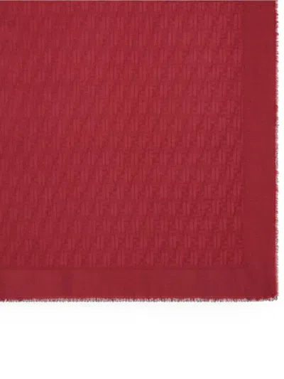 Fendi Ff Shawl In Brown