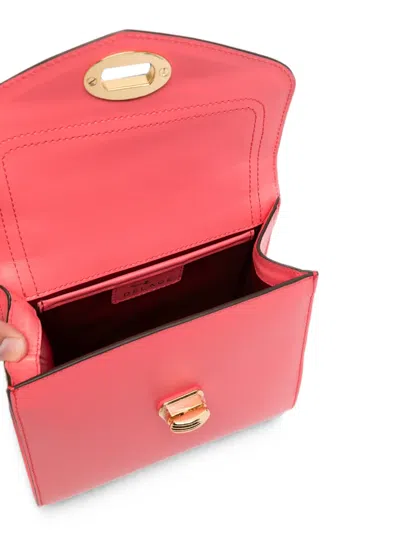 Delage 퀼팅 레더 토트 백 In Pink