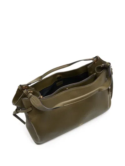 Lancel 스완 그레인 레더 토트 백 In Green