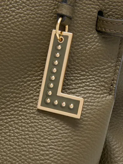 Lancel 스완 그레인 레더 토트 백 In Green