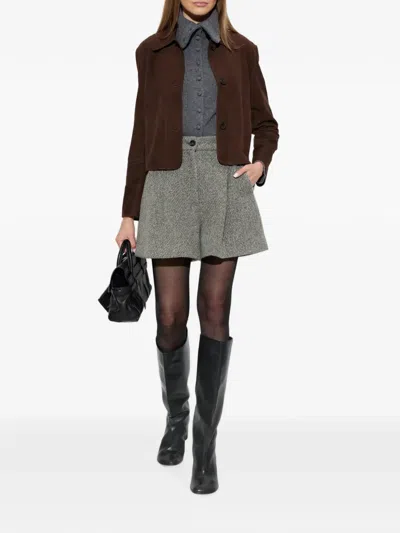 Arma Emy Button-up Jacket In Brown