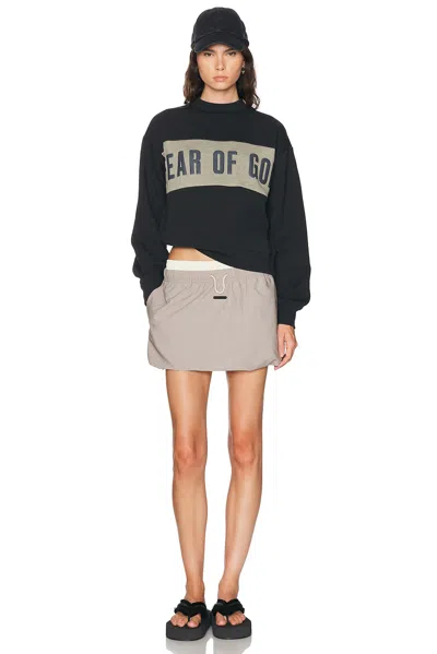 Essentials Micro Skirt In Gray