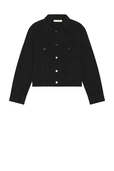 Essentials Classic Denim Jacket In Black