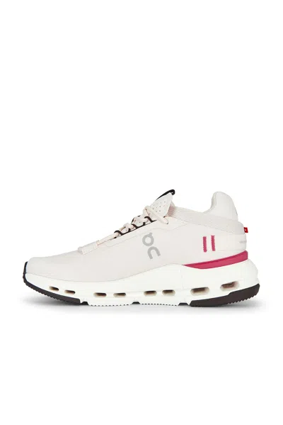 On Cloudnova 2 Sneaker In White