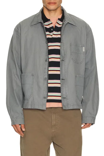 Thisisneverthat Hbt Washed Jacket In Blue