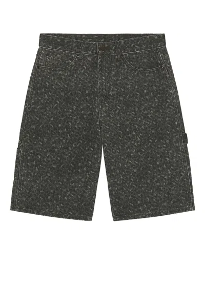 Thisisneverthat Relaxed Painter Short In Black