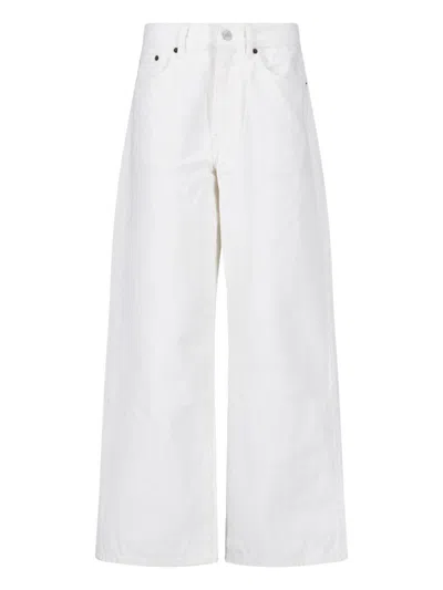 Jeanerica Belt-loop Jeans In White