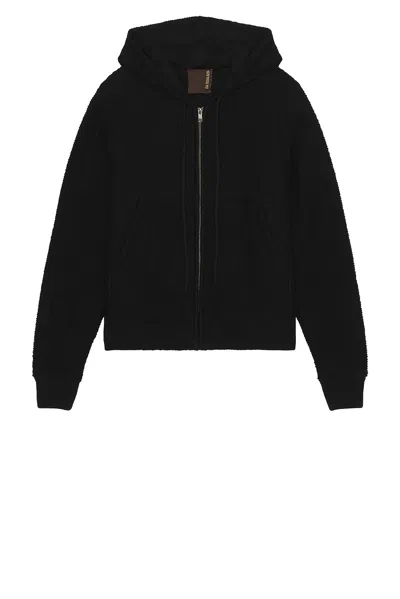 Isa Boulder Node Zip-up Jacket In Black