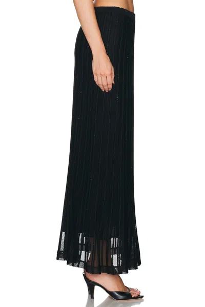 Tom Ford Micro Sequins Evening Skirt In Black