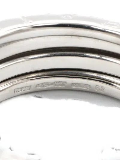 Pre-owned Bvlgari 2010s B-zero1 Ring In Silver