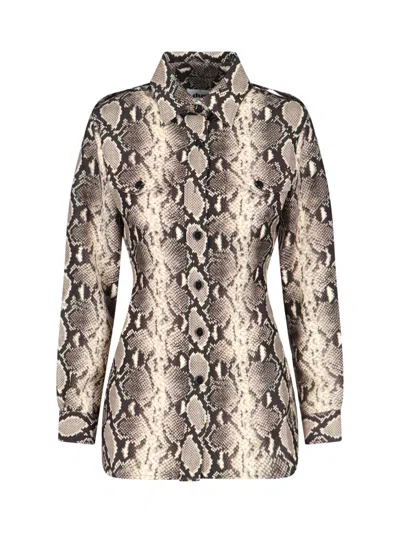 Duran Lantik Python Print Shirt In Multi