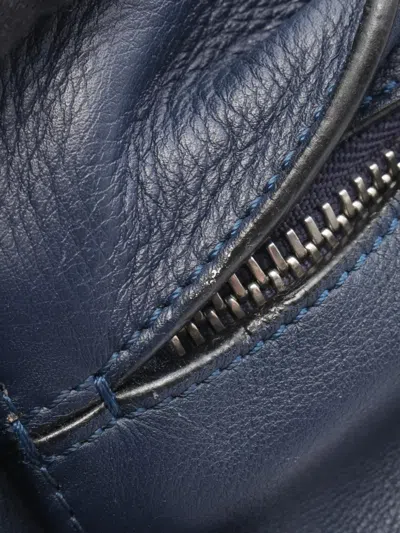 Pre-owned Loewe 2000s Anton Leather Backpack In Blue