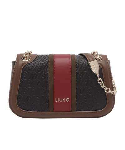 Liu •jo Monogram-embossed Shoulder Bag In Multi