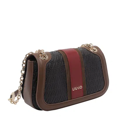 Liu •jo Monogram-embossed Shoulder Bag In Multi