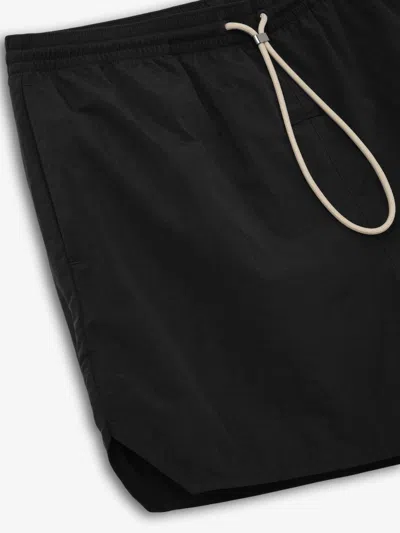Essentials Drawstring Swim Trunks In Black