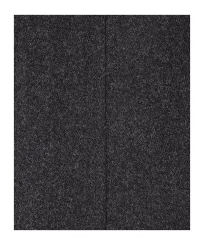 Jil Sander Button-fastening Wool Coat In Gray