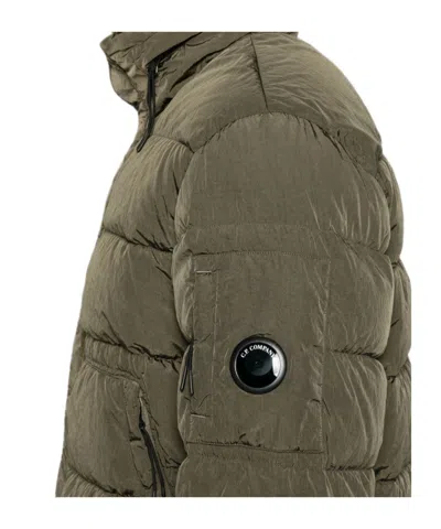 C.p. Company C.p.company Short Down Jacket In Green