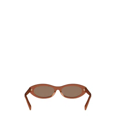 Celine Full-frame Sunglasses In Brown