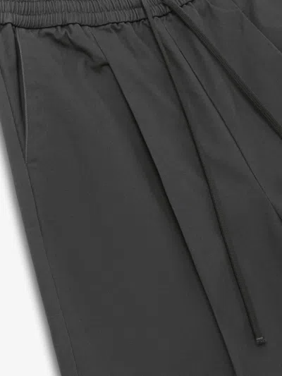 Essentials Drawstring Bermuda Shorts In Gray