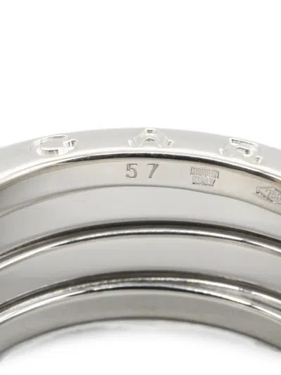 Pre-owned Bvlgari 2010s B-zero 1 Ring In Silver