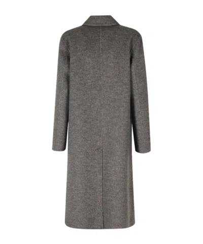 Seventy Double-breasted Notched-lapels Coat In Gray