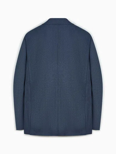 Canali Single-breasted Blazer In Blue
