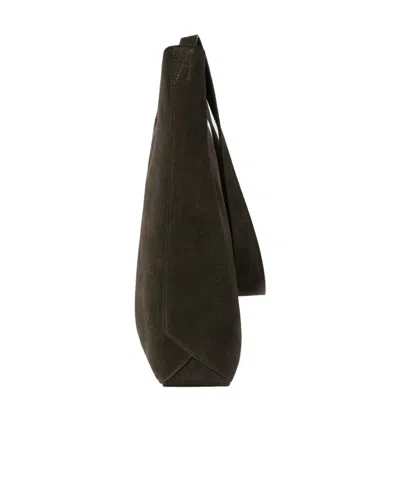 Studio Nicholson Hoho Suede Shoulder Bag In Brown