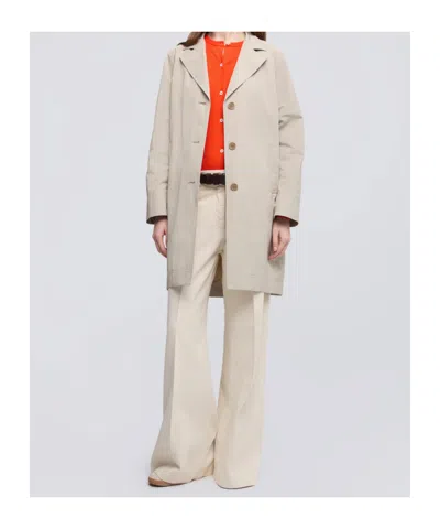 Aspesi Single-breasted Coat In Neutral