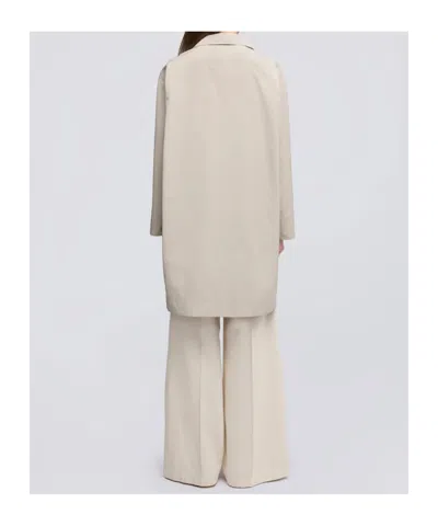 Aspesi Single-breasted Coat In Neutral