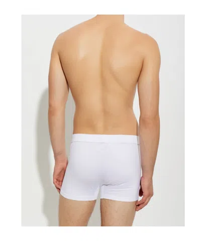 Dsquared2 Logo-patch Boxer Briefs In White