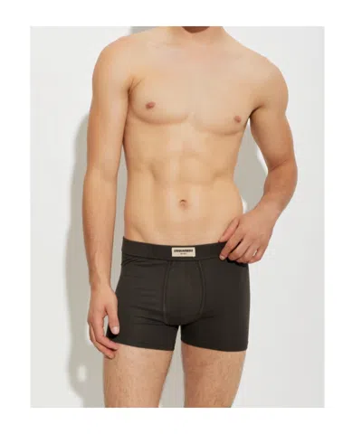 Dsquared2 Logo-patch Boxers In Brown