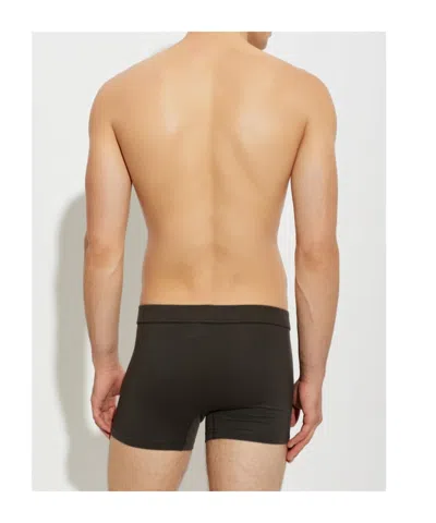 Dsquared2 Logo-patch Boxers In Brown